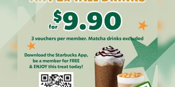 Starbucks - 2 Tall Drinks for $9.90- sgCheapo