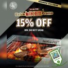 Yakiniku Like - 15% OFF Extra Like Promo- sgCheapo