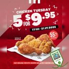 KFC - $9.95 5 pcs of Chicken - sgCheapo