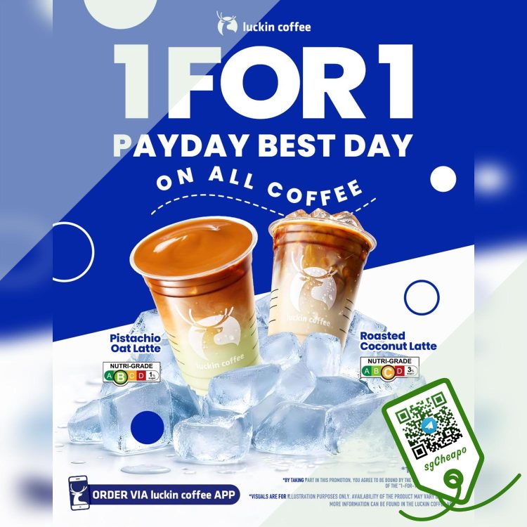 Luckin coffee - 1-FOR-1 ALL COFFEE - sgCheapo