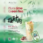 Miss Tea - $3.90 Plum Lime Green Tea - sgCheapo