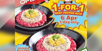 Pepper Lunch Express - 1-FOR-1 Beef Pepper Rice - sgCheapo