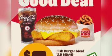 Burger King - $5 Fish Burger Meal - sgCheapo