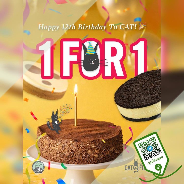 Cat & the Fiddle Cakes - 1-FOR-1 Selected Cheesecakes - sgCheapo