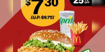 McDonald's - 25% OFF McSpicy Meal - sgCheapo