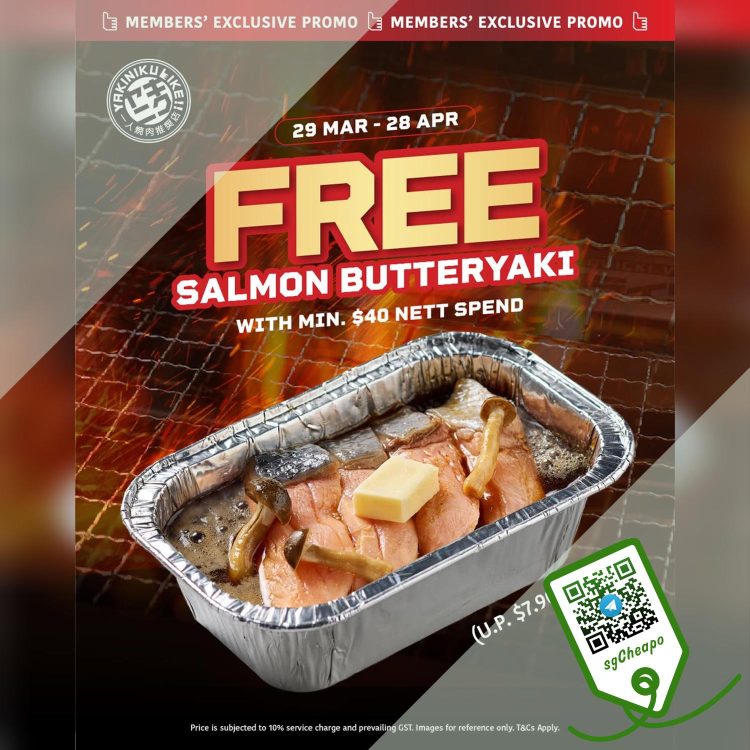 Yakiniku Like - FREE Salmon Butteryaki - sgCheapo