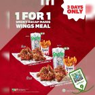 KFC - 1-FOR-1 Smoky Kecap Manis Wings Meal - sgCheapo