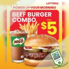 Lotteria - $5 Beef Burger Combo - sgCheapo
