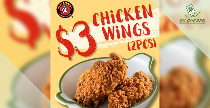 Pastamania - $3 2Pcs Chicken Wings - sgCheapo