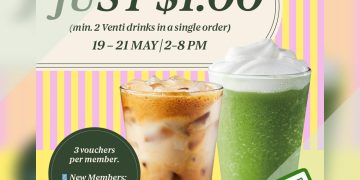 Starbucks - $1 Second Venti Drink - sgCheapo