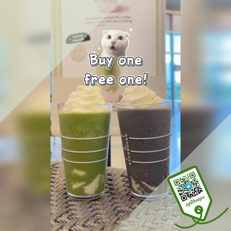 Starbucks - Buy 1 Get 1 FREE Selected Beverages - sgCheapo