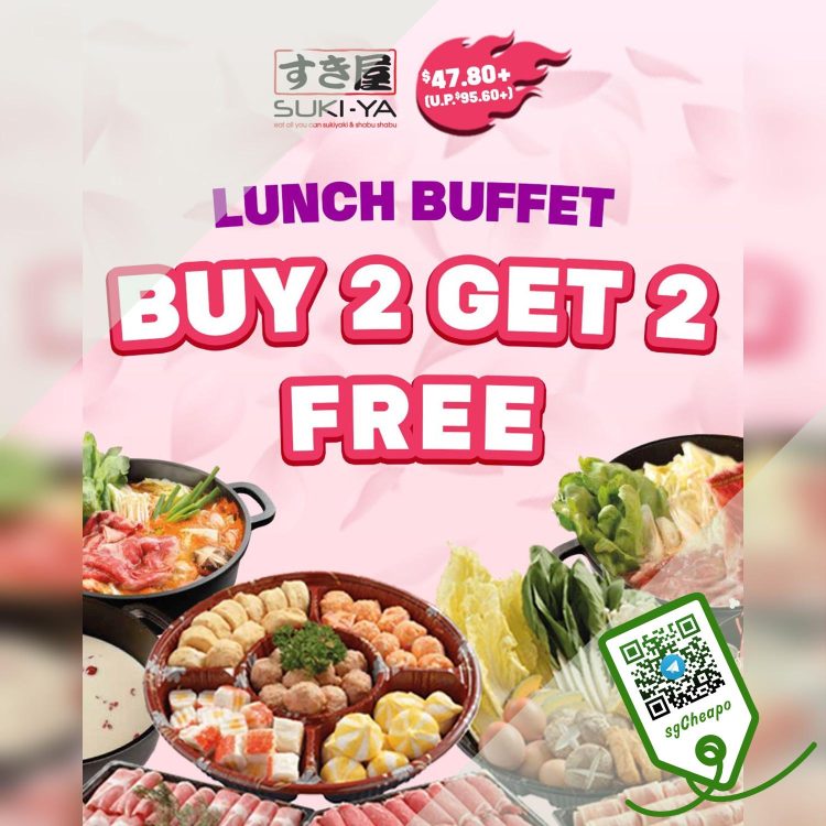 Suki-Ya - Buy 2 Get 2 FREE Lunch Buffet - sgCheapo
