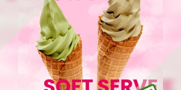 TSUJIRI - 1 FOR 1 Matcha & Houjicha Soft Serve - sgCheapo