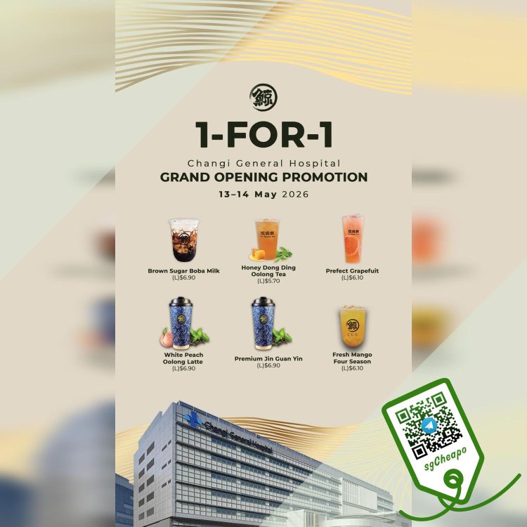 The Whale Tea - 1-FOR-1 Grand Opening Special - sgCheapo