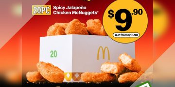 McDonald's - 20pc Spicy Jalapeno McNuggets for $9.90 - sgCheapo