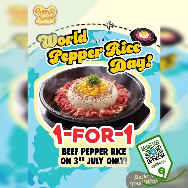 Pepper Lunch - 1-FOR-1 Beef Pepper Rice - sgCheapo