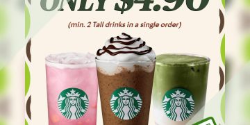Starbucks - Any Tall Drink At $4.90 - sgCheapo