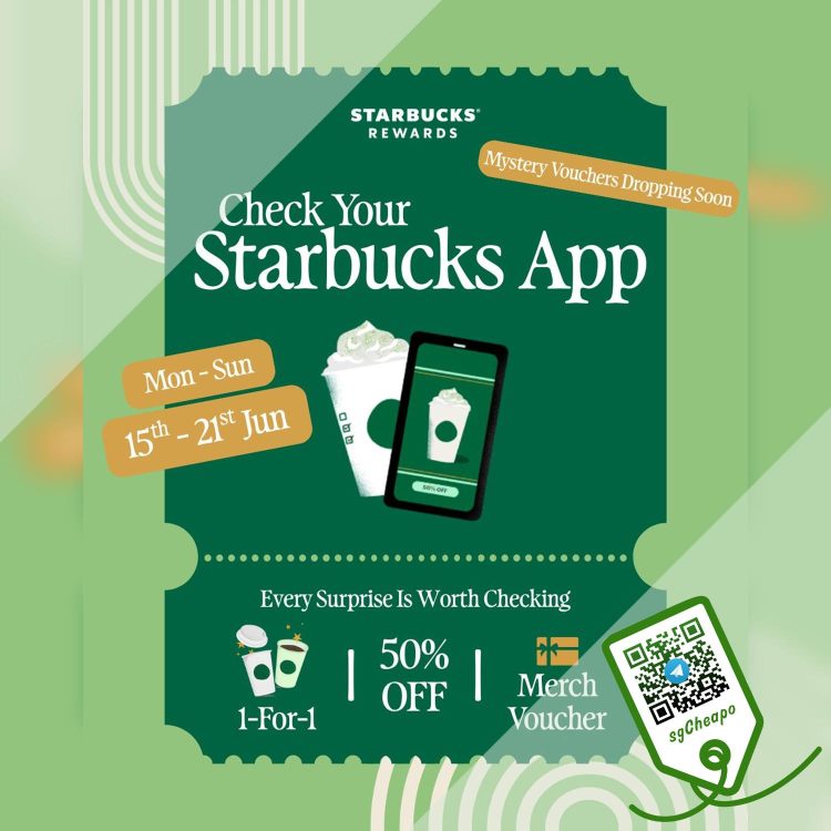 Starbucks - Up To 50% OFF Starbucks - sgCheapo