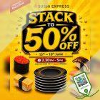 Sushi Express - 50% OFF 9th Plate Onwards - sgCheapo