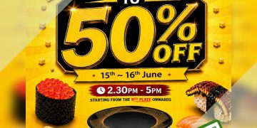 Sushi Express - 50% OFF 9th Plate Onwards - sgCheapo