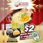 Takagi Ramen - $2 Mochi Dessert - sgCheapo