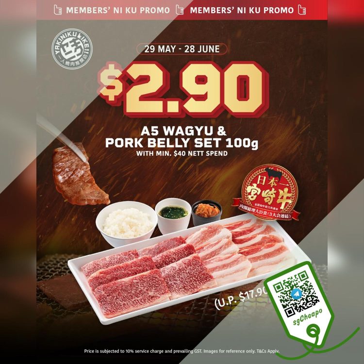 Yakiniku Like - $2.90 Wagyu & Pork Belly Set - sgCheapo