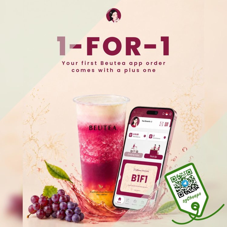 Beutea - 1-FOR-1 App Voucher - sgCheapo