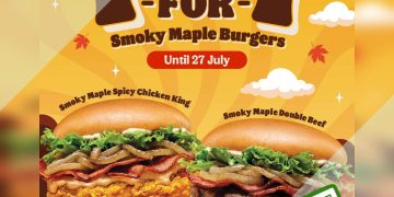 Burger King - 1-FOR-1 Smoky Maple Mayo Burger - sgCheapo