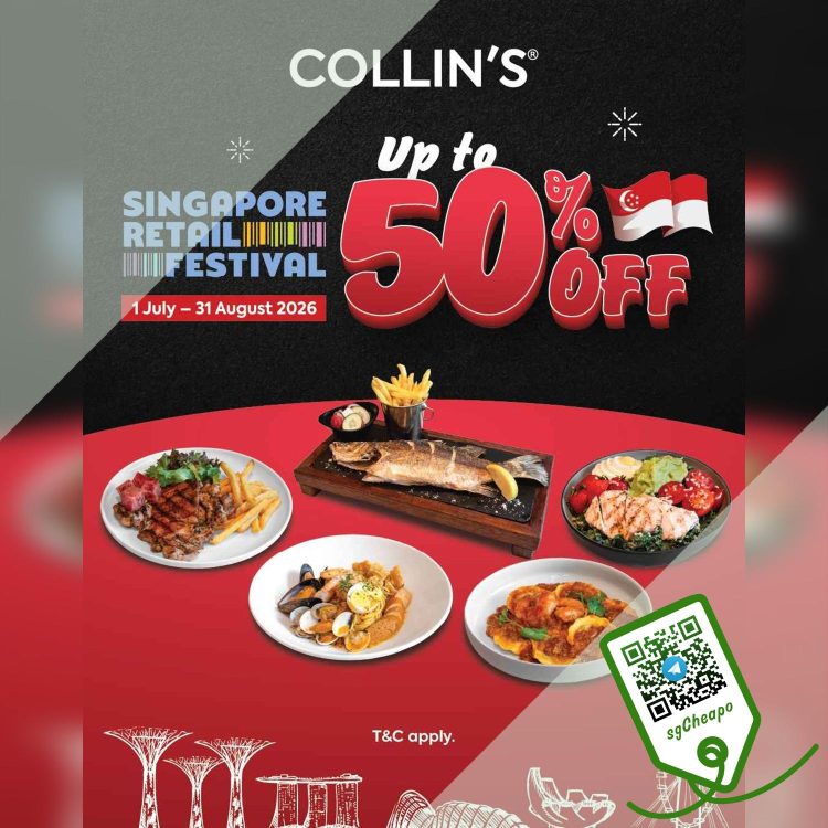 COLLIN'S - Up To 50% OFF Singapore Retail Festival - sgCheapo