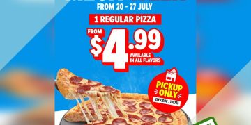 Domino's Pizza - $4.99 Regular Pizza - sgCheapo