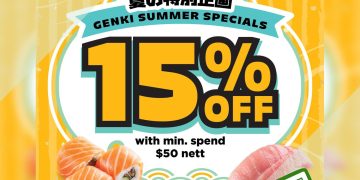 Genki Sushi - 15% OFF Genki Members - sgCheapo