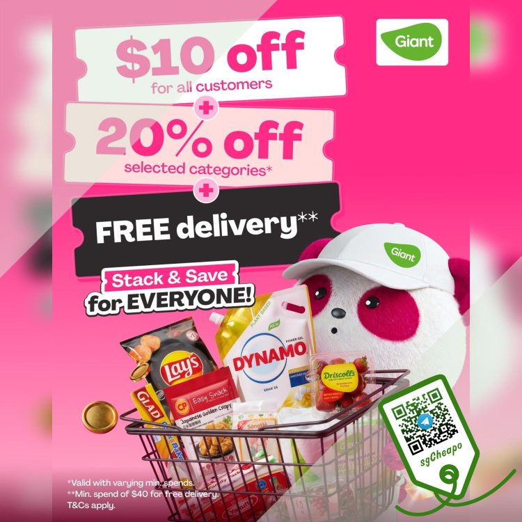 Giant - $10 OFF On Foodpanda - sgCheapo