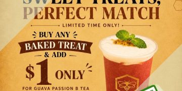 Honeybee - $1 Guava PassiFruit B Tea - sgCheapo