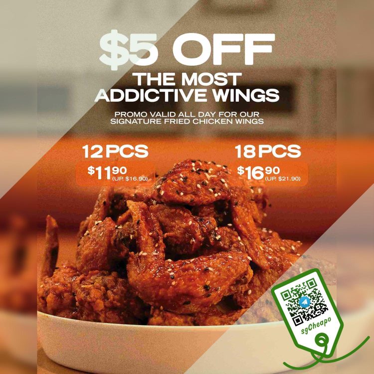 Jinjja Kitchen - $5 OFF The Most Addictive Wings - sgCheapo