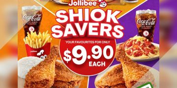 Jollibee - $9.90 Shiok Savers - sgCheapo