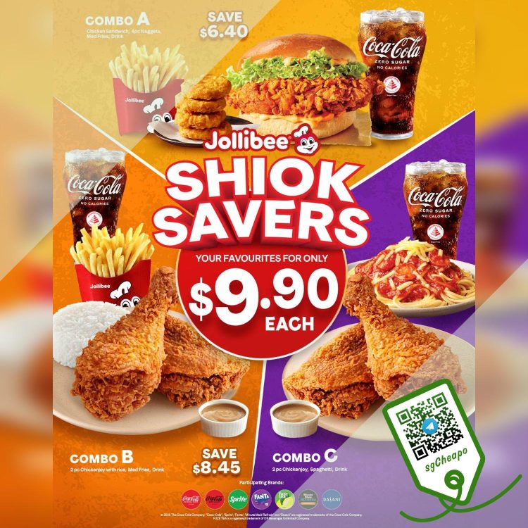 Jollibee - $9.90 Shiok Savers - sgCheapo