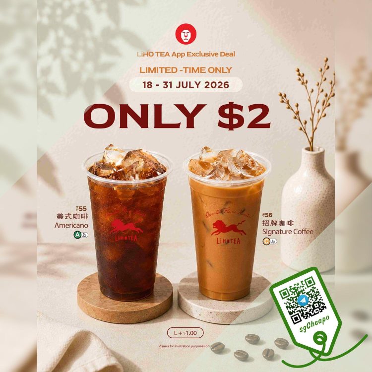 LiHO - $2 Americano Or Signature Coffee - sgCheapo