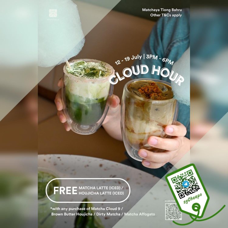 Matchaya - FREE Iced Matcha Or Houjicha Latte - sgCheapo