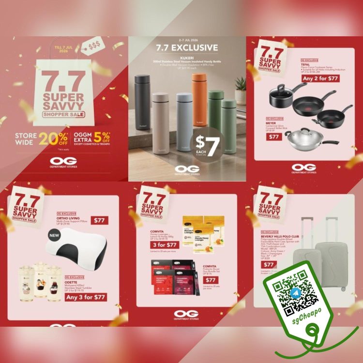 OG - 20% OFF 7.7 Sale - sgCheapo