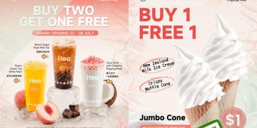 iTEA - Buy 2 Drinks Get 1 FREE - sgCheapo