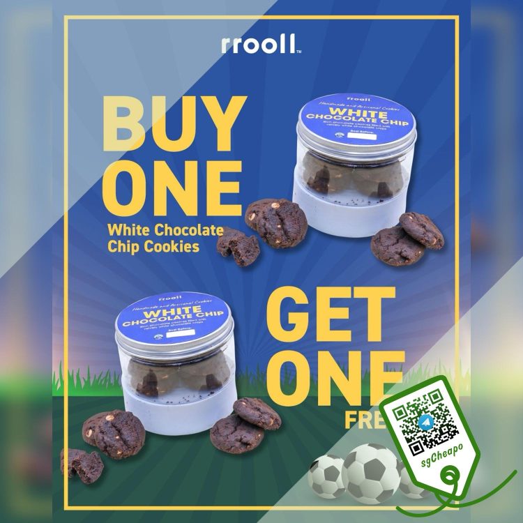 rrooll - Buy 1 FREE 1 White Chocolate Chip Cookies - sgCheapo