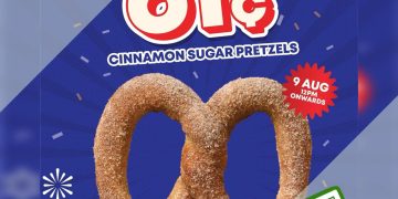 Auntie Anne's - $0.61 Classic Cinnamon Sugar Pretzel - sgCheapo