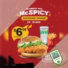 McDonald's - $6.50 McSpicy Meal - sgCheapo