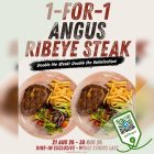 Morganfield's - 1-FOR-1 Angus Ribeye Steaks - sgCheapo