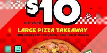 Pizza Hut - $10 Large Pan Pizzas - sgCheapo