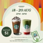 Starbucks - 2nd Venti Drink $1 - sgCheapo