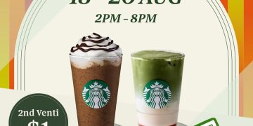 Starbucks - 2nd Venti Drink $1 - sgCheapo