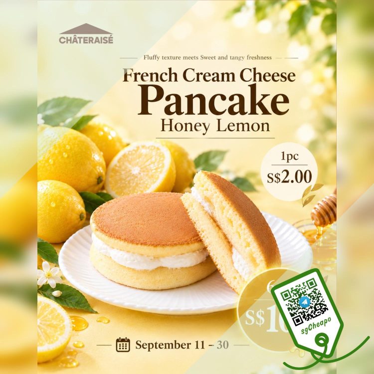 Chateraise - Buy 5 Lemon Pancake Get 1 FREE - sgCheapo