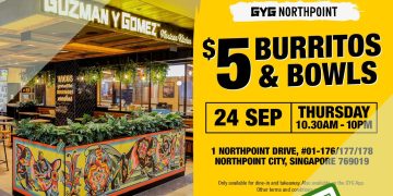 Guzman Y Gomez - $5 Burritos & Bowls - sgCheapo