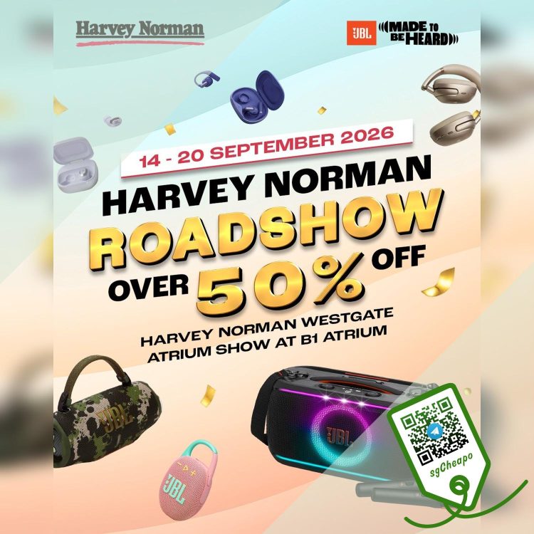 Harvey Norman - Over 50% OFF JBL - sgCheapo